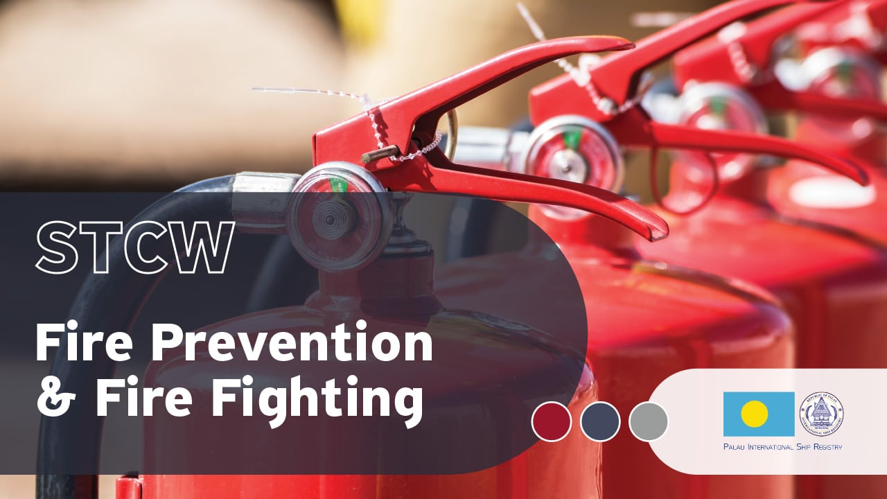 STCW Fire Prevention and Fire Fighting Palau